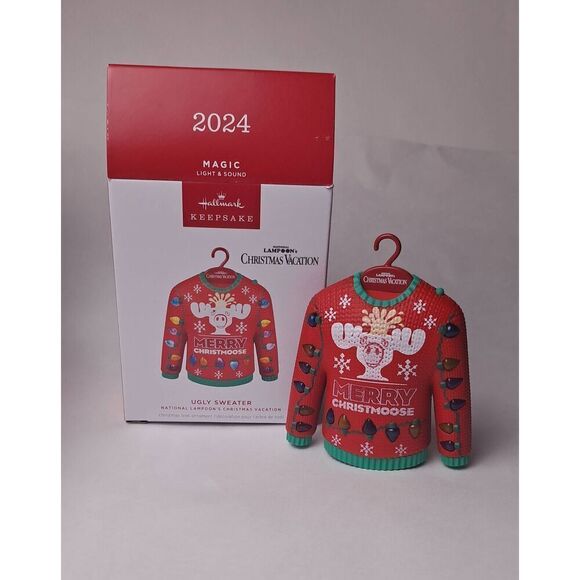 2024 Hallmark Keepsake Ornament Magic Ugly Sweater National Lampoon NIB - Picture 1 of 3